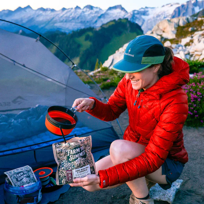 Three Bean Chili & Cornbread (2 Servings), Farm To Summit Three Bean Chili & Cornbread at camp