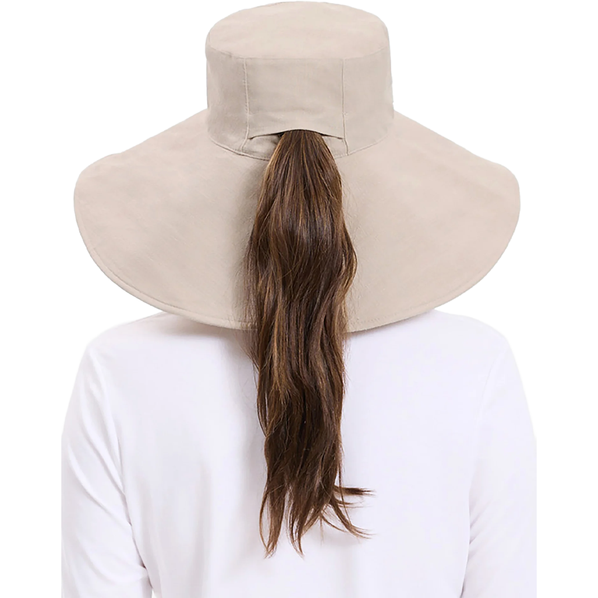 Women's Ultra Wide Cotton Linen Hat UPF 50+ alternate view