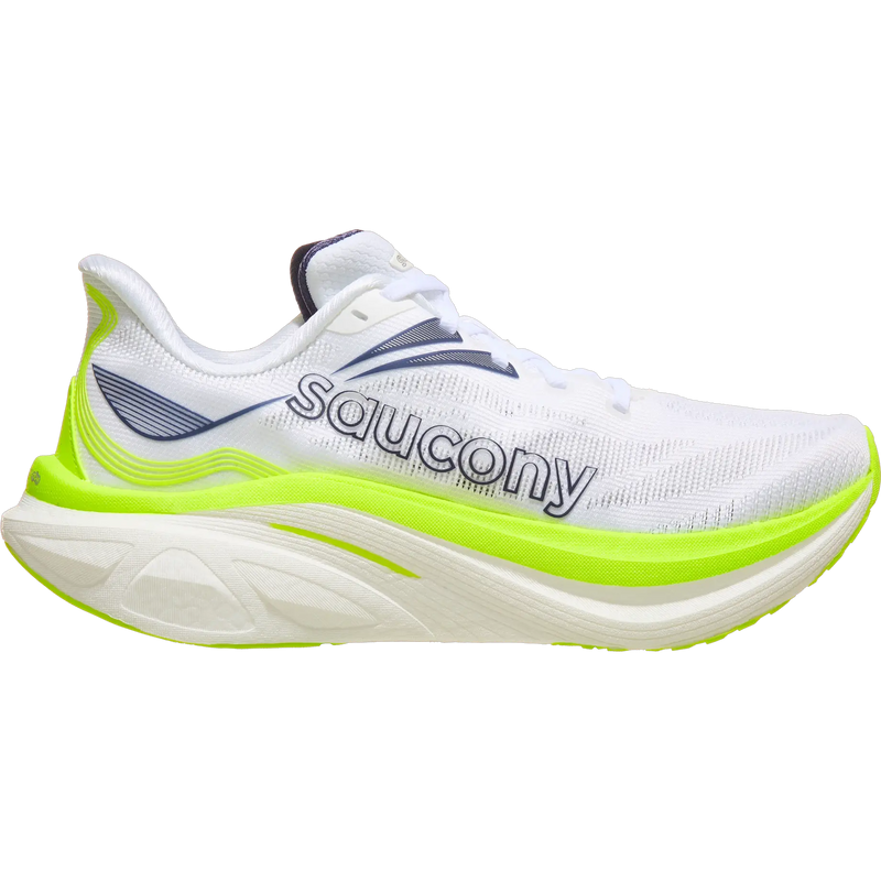 Men's Endorphin Speed 6, Saucony Men's Endorphin Speed 6 in 1006-White/Citron inside profile