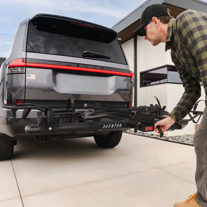 Aventon Hitch Rack Pro, Aventon Hitch Rack Pro on car