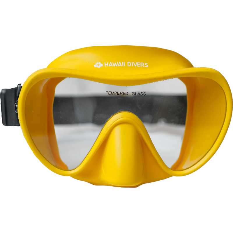 Deep Sea Combo, Hawaii Divers Deep Sea Combo in Yellow/Black mask front