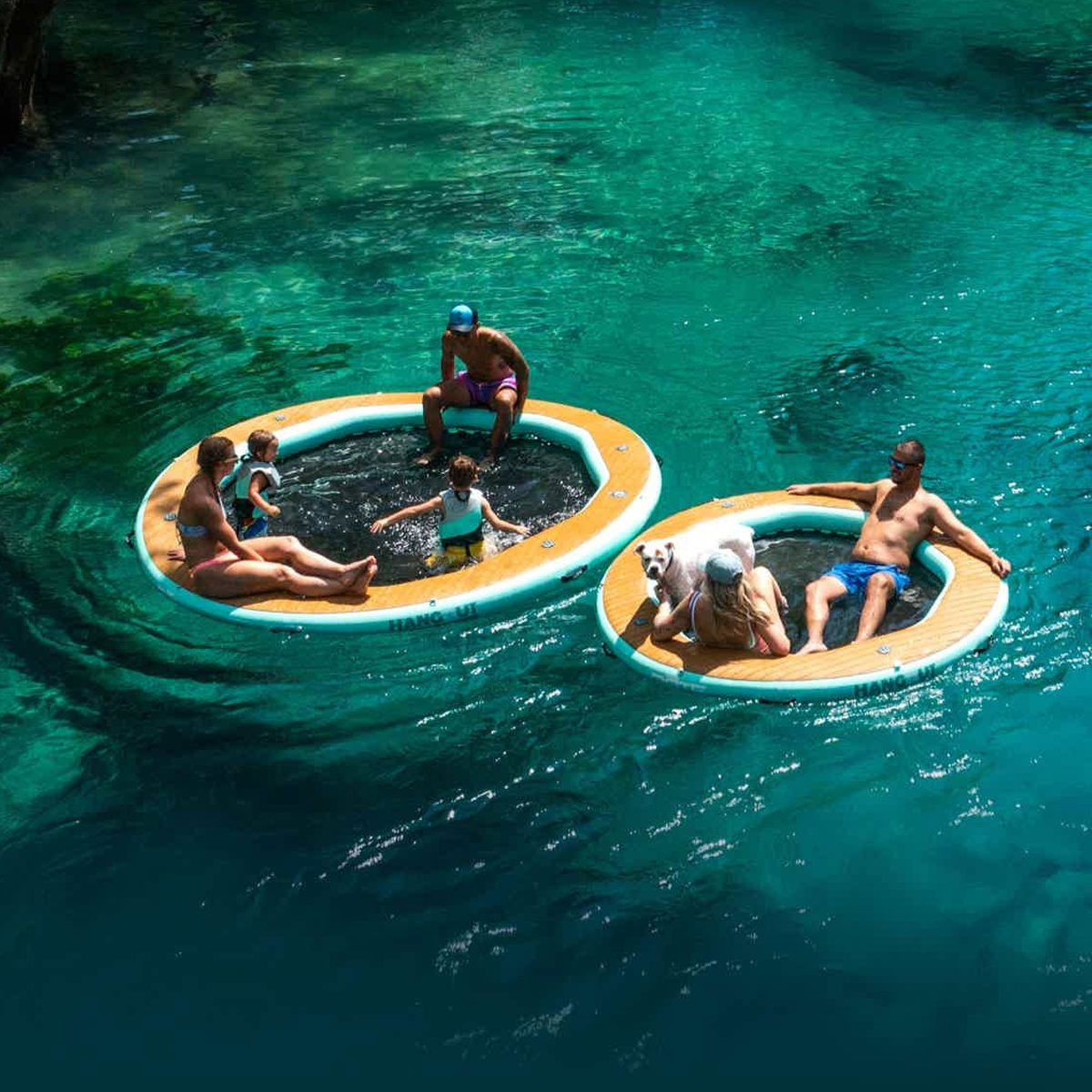 Hangout 10' Water Hammock alternate view