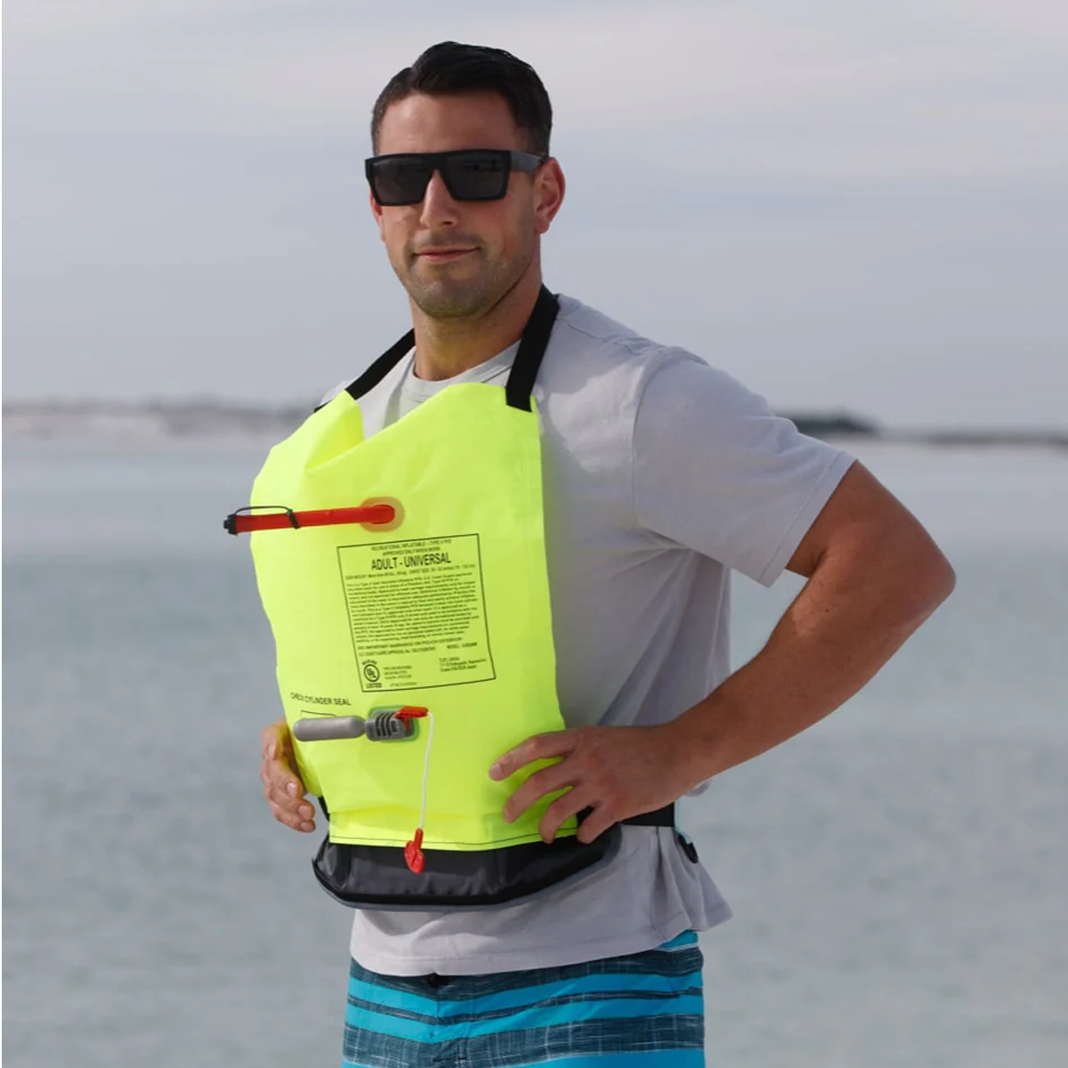 Manual Inflatable PFD Belt alternate view