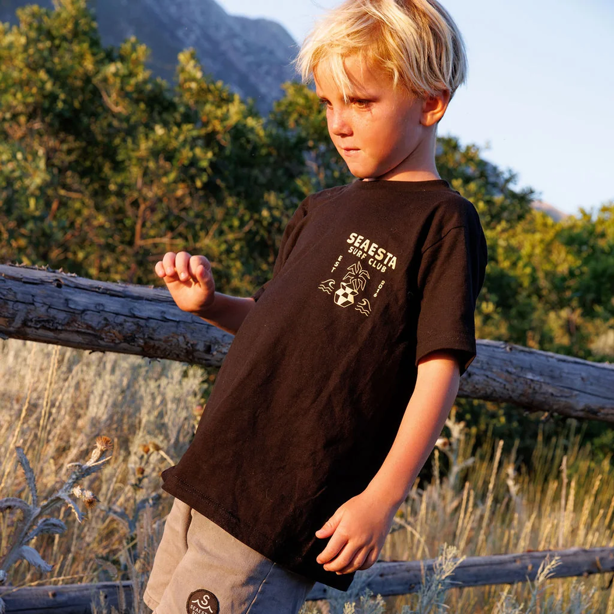 Youth Cactus Surf Club Tee alternate view