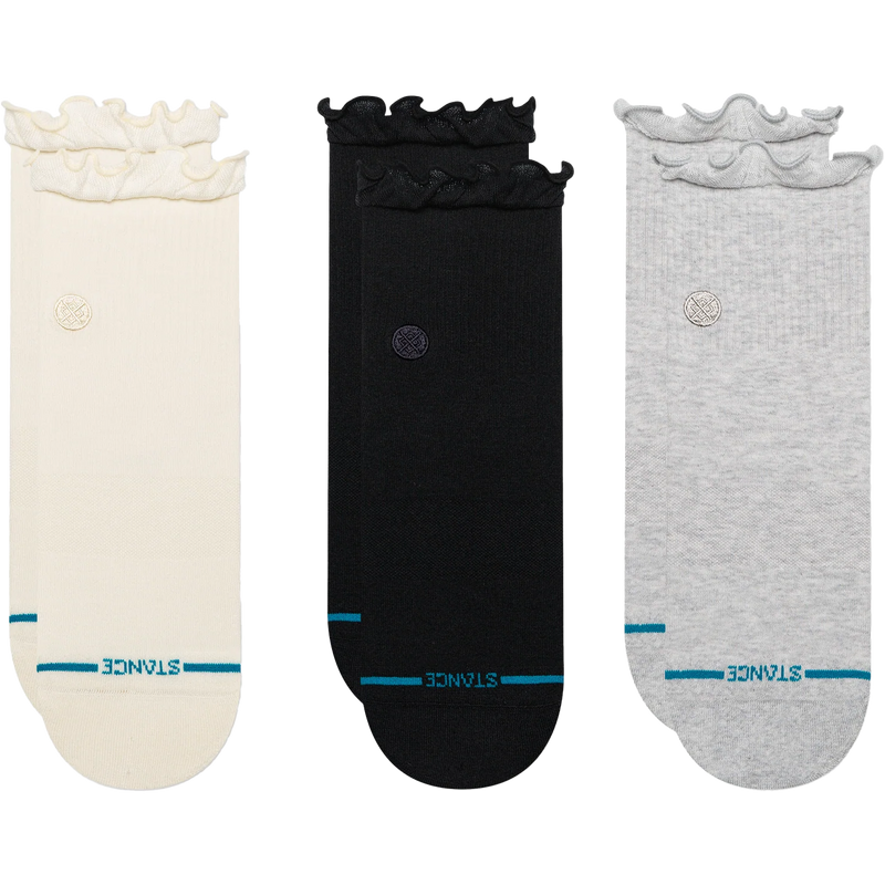 Women's Ruffle Icon Quarter 3-pack, Featured Image