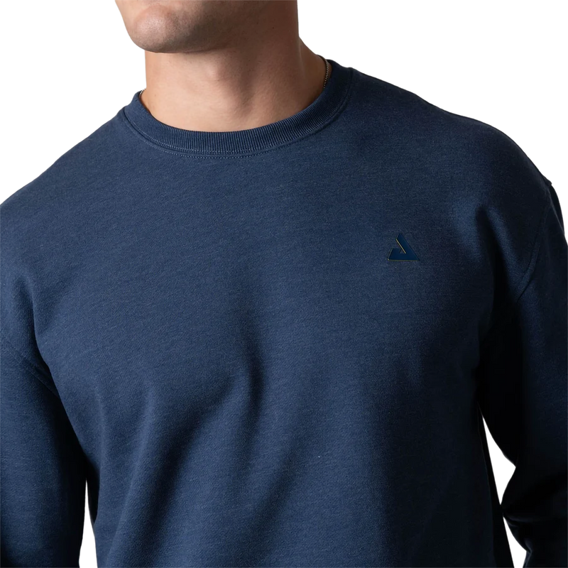 Unisex Fleece Crew, Joola Unisex Fleece Crew in Navy Heather  front