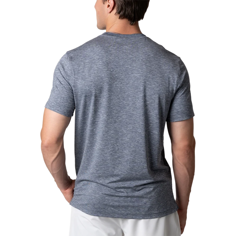 Men's Club Short Sleeve, Joola Men's Club Short Sleeve in Navy Heather back