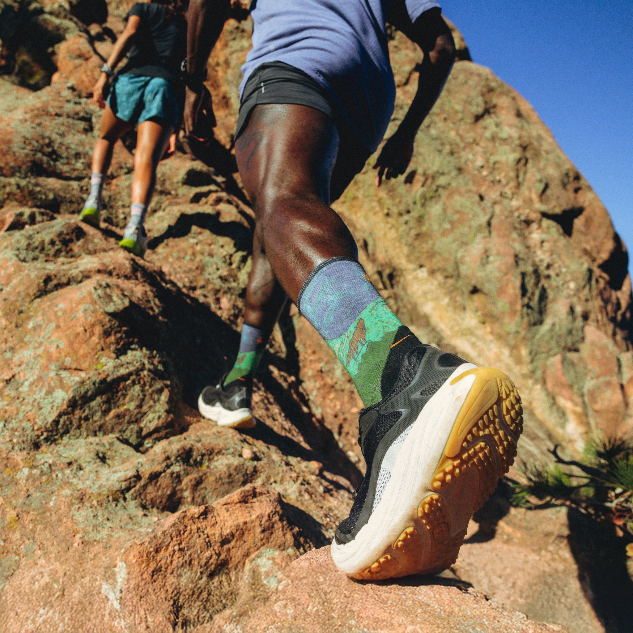 Trail Run Targeted Cushion Neature Print alternate view