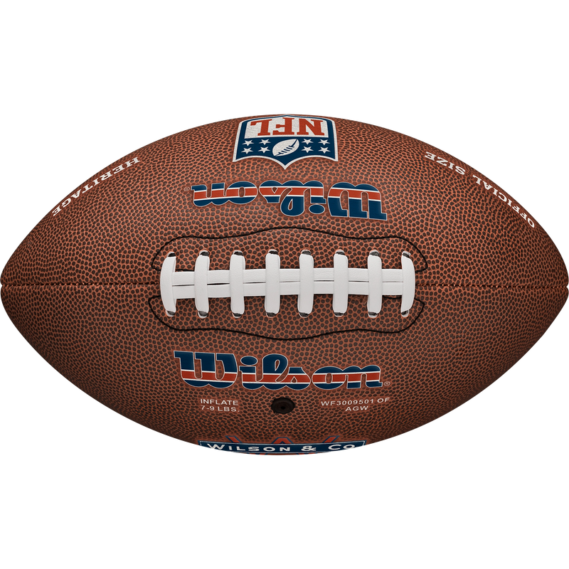 Heritage Football, Wilson Heritage Football in Brown top