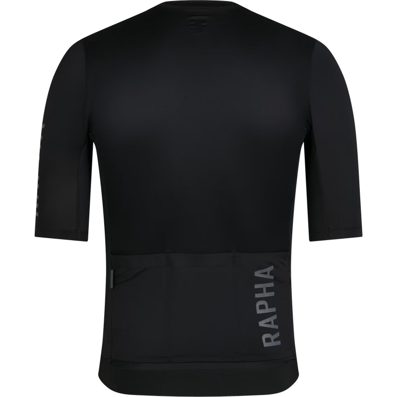 Men's Pro Team Training Jersey, Rapha Pro Team Training Jersey in BLW-Black/Dark Grey back