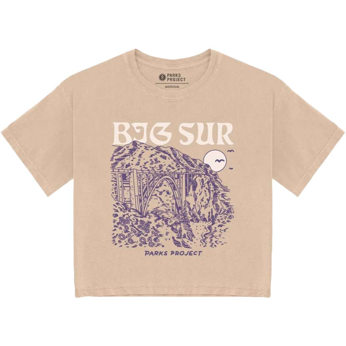 Women's Big Sur Bridges Puff Print Boxy Tee alternate view