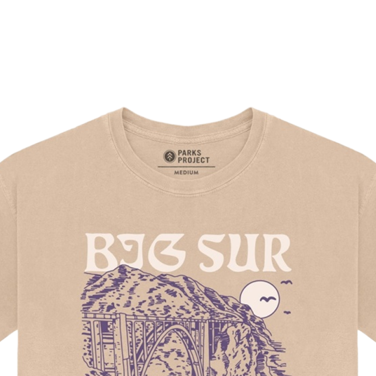 Women's Big Sur Bridges Puff Print Boxy Tee alternate view