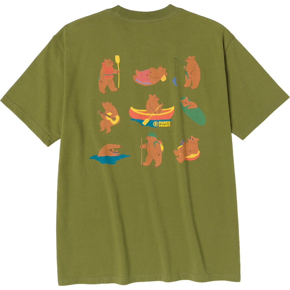 Bears at Camp Pocket Tee alternate view