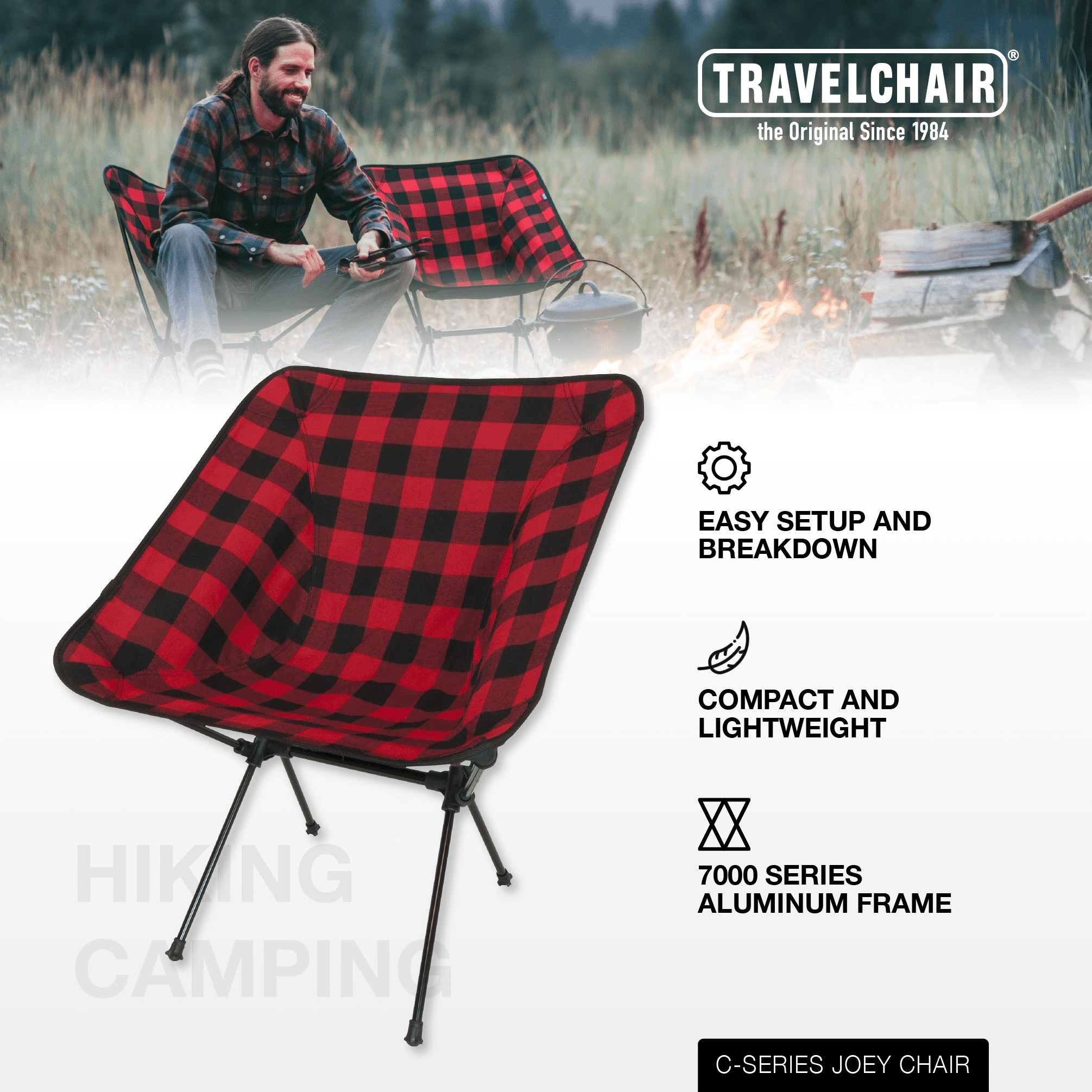 C-Series Joey Buffalo Plaid alternate view