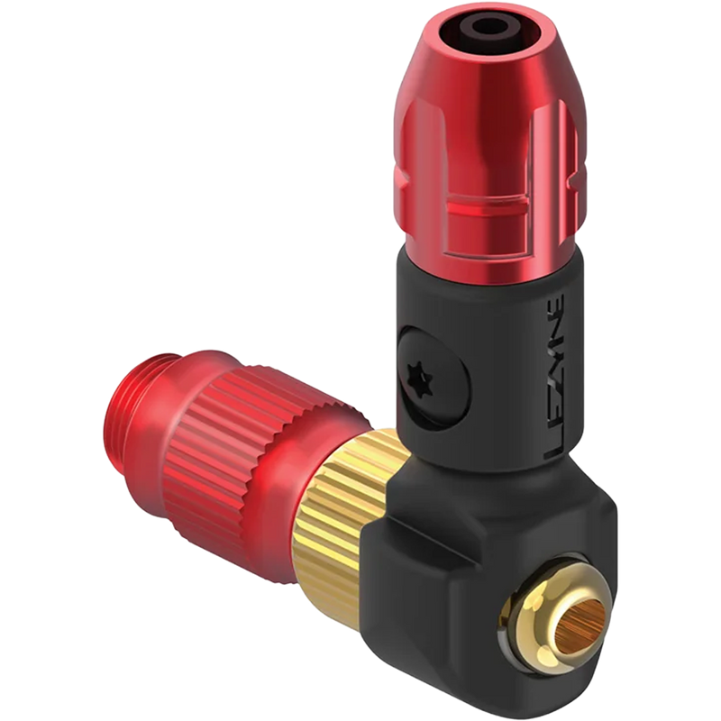 Sport Floor Drive 3.5 ABS1, Lezyne Sport Floor Drive 3.5 ABS1 Floor pump in Black with shrader and presta valves angled view