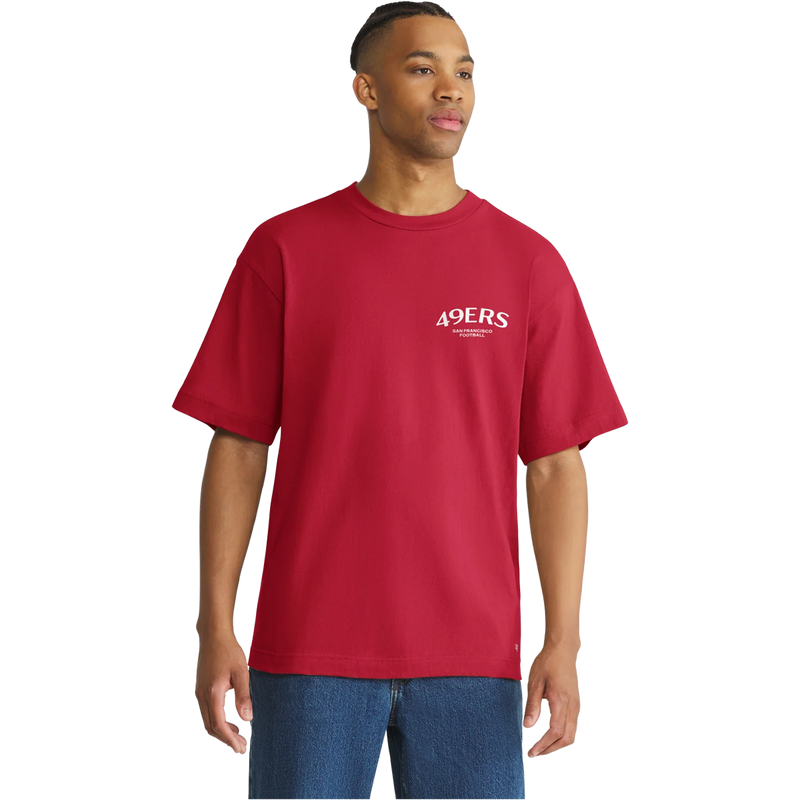 Men's 49ers Constantine Foundation Tee, 47 Brand Men's 49ers Constantine Foundation Tee in red