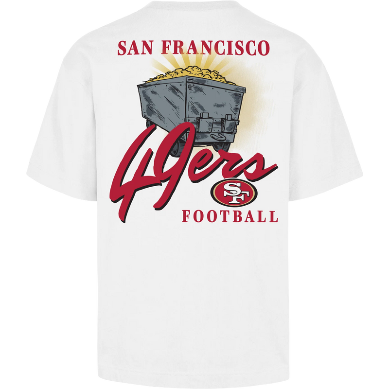 Men's 49ers KO Backer Script Illustrated Tee, Featured Image