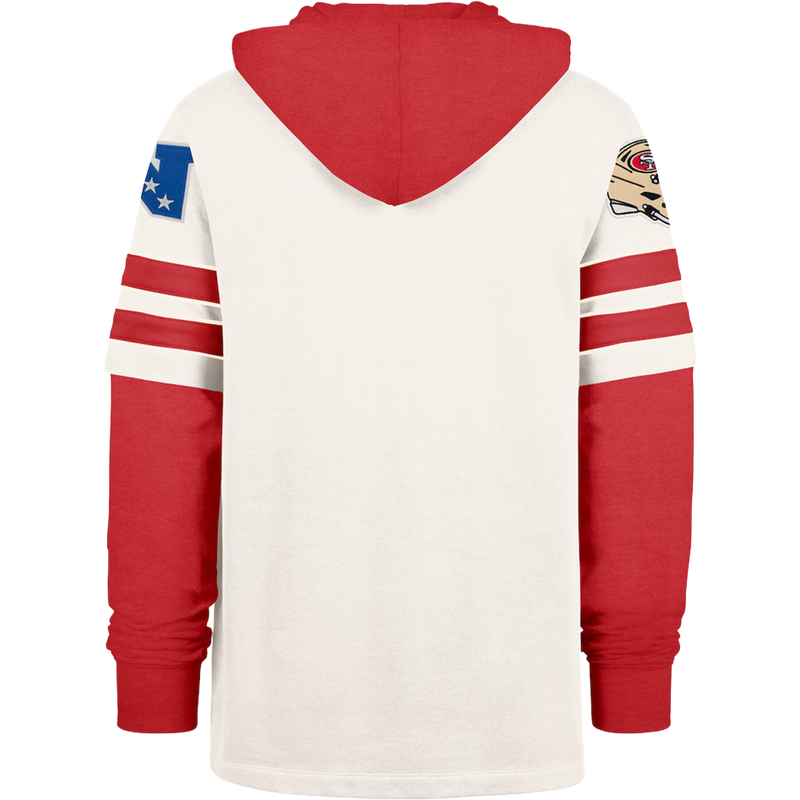 Men's 49ers Split Zone II Cornerback Duo Lacer, 47 Brand Men's 49ers Split Zone II Cornerback Duo Lacer in Cream