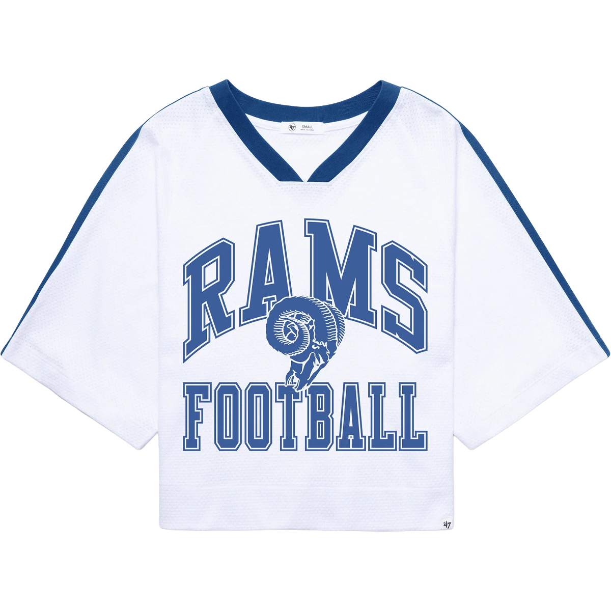 Women's Rams Historic Big Overarch Drop Needle Raglan alternate view