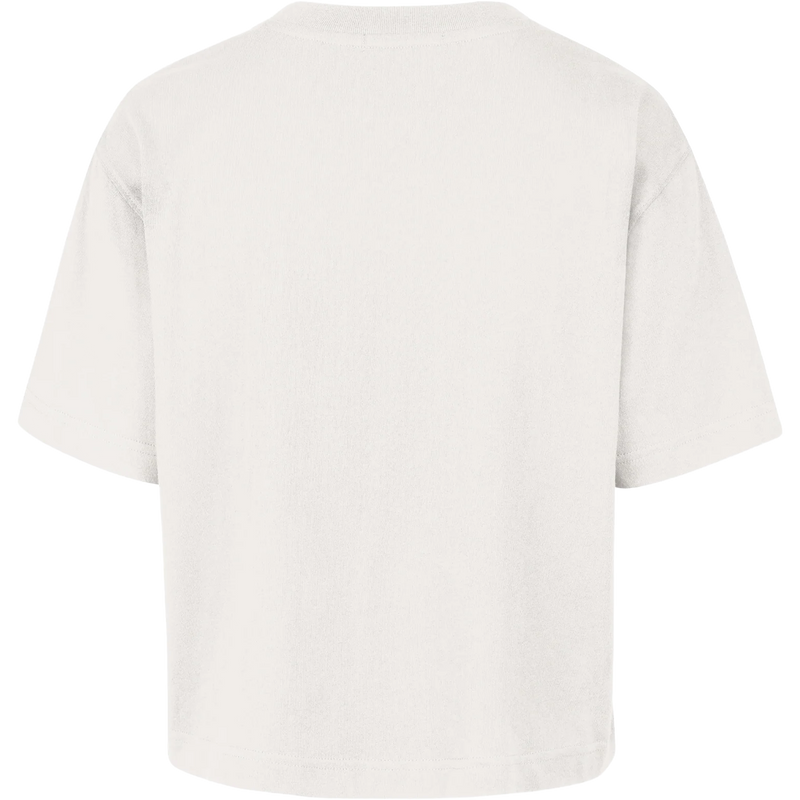 Women's Rams Dime Time Reed City Tee, 47 Brand Women's Rams Dime Time Reed City Tee in Sandstone back view