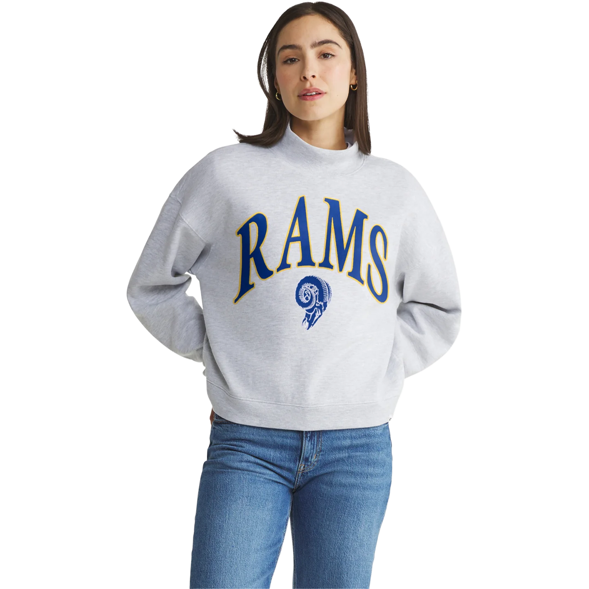 Women's Rams Vantage Mock Neck Pullover alternate view