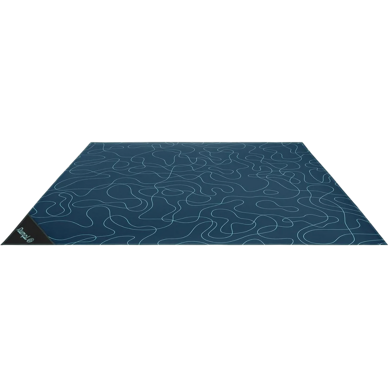Pack Mat Large, Rumpl Pack Mat Large in Puzzled Blue side