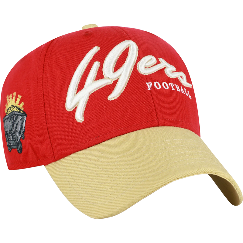49ers Historic KO Script 47 MVP, 47 Brand 49ers Historic KO Script 47 MVP in Red right facing