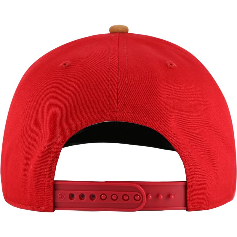 49ers Scribeline 47 Hitch RF, 47 Brand 49ers Scribeline 47 Hitch Relaxed Fit in Red back view