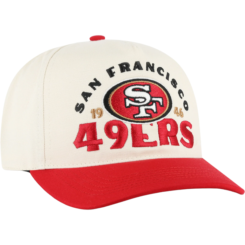 49ers Arcitext 47 Hitch Relaxed Fit, 47 Brand 49ers Arcitext 47 Hitch Relaxed Fit in Natural right facing