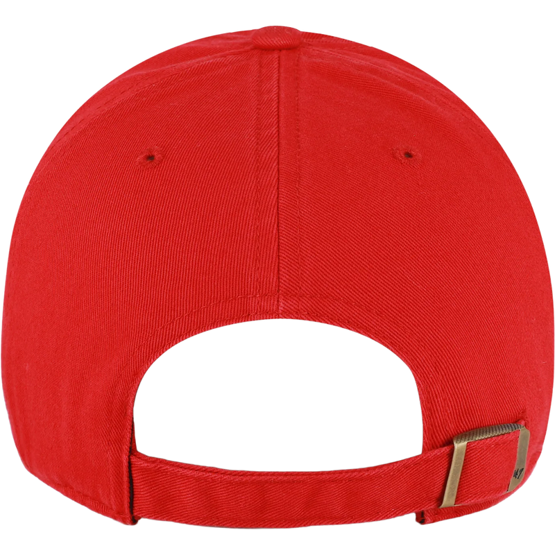 49ers Base Runner Script 47 Clean Up, 47 Brand 49ers Base Runner Script 47 Clean Up in Red back view