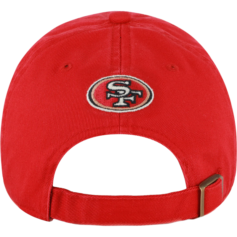 Women's 49ers Zoey 47 Clean Up, 47 Brand Women's 49ers Zoey 47 Clean Up in Red back view