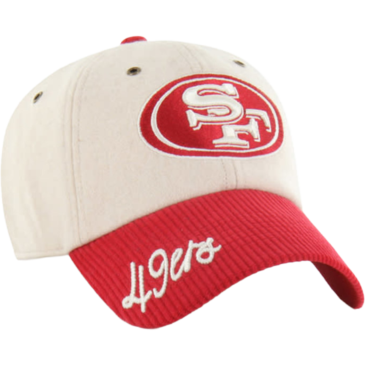 Women's 49ers Rope Script Two Tone 47 Clean Up alternate view