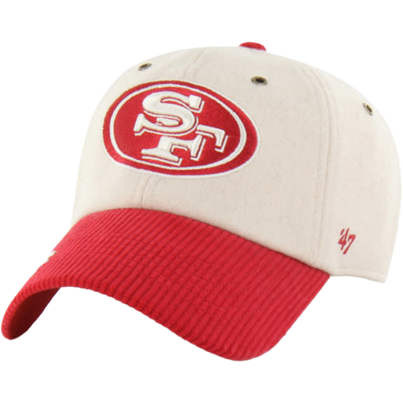 Women's 49ers Rope Script Two Tone 47 Clean Up, Featured Image