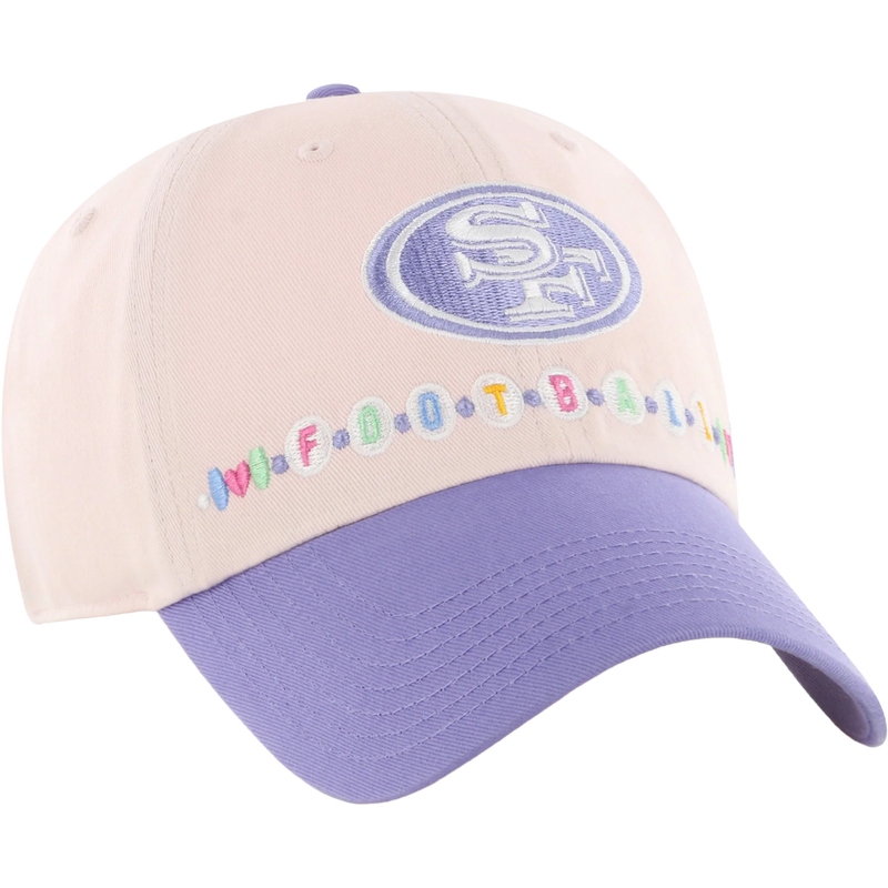 Youth 49ers Friendship 47 Clean Up, 47 Brand Youth 49ers Friendship 47 Clean Up in Digital Pink angled right facing