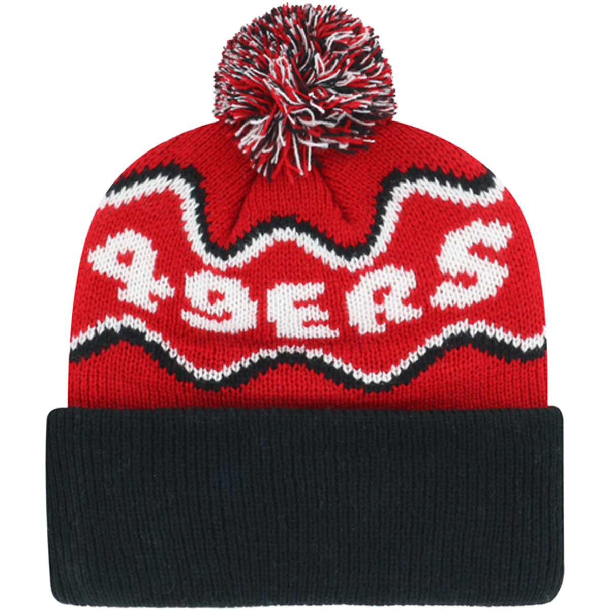 Youth 49ers Squiggle Script 47 Cuff Knit alternate view