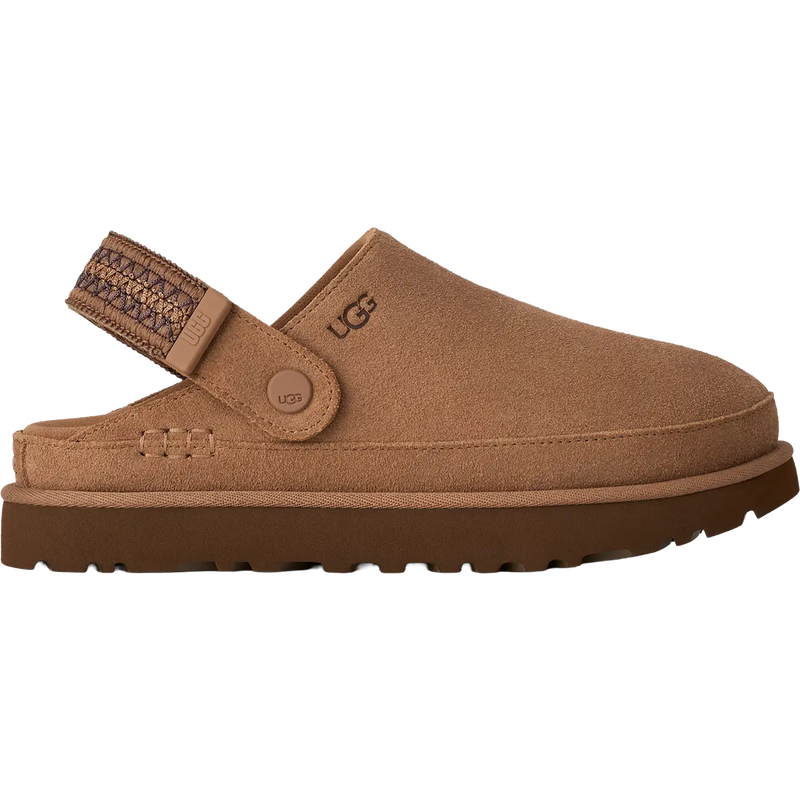 UGG Women's Goldenstar Uggbraid Clog in chestnut