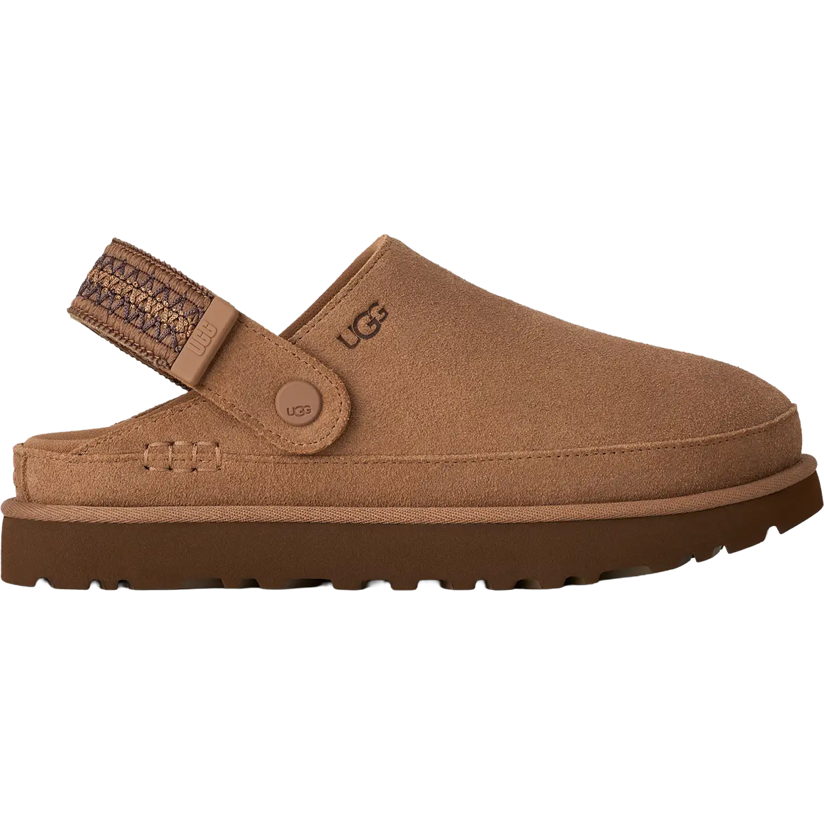 UGG Women's Goldenstar Uggbraid Clog in chestnut