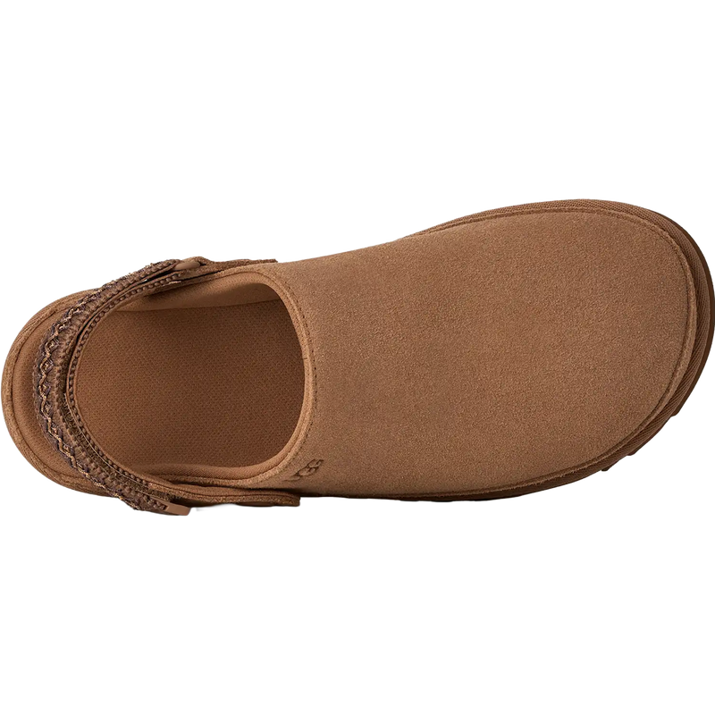 UGG Women's Goldenstar Uggbraid Clog in chestnut top view