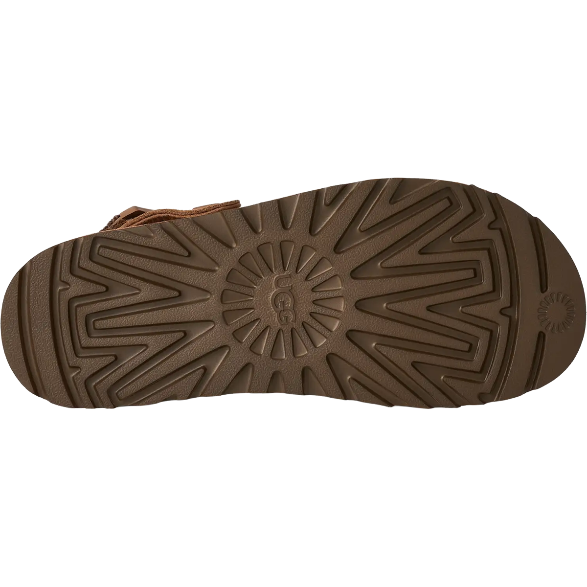 UGG Women's Goldenstar Uggbraid Clog in chestnut traction detail
