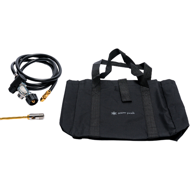 Takibi Propane Insert, Snow Peak Takibi Propane Insert carry bag and attachments