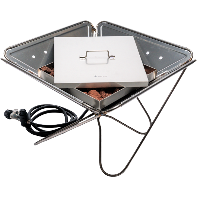 Takibi Propane Insert, Snow Peak Takibi Propane Insert in xl fireplace complete