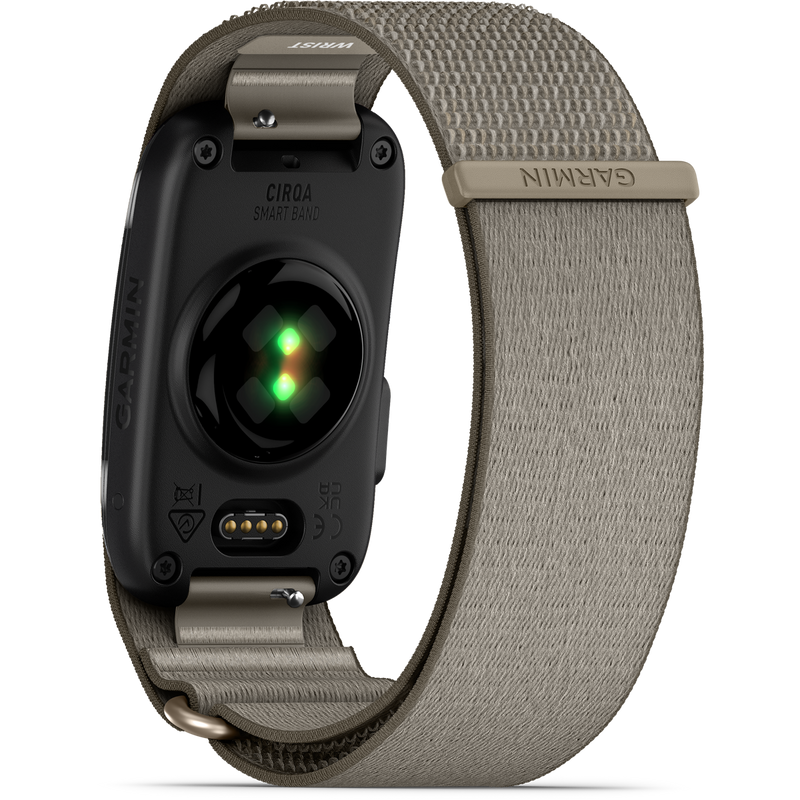 Cirqa Smart Band, Garmin Cirqa Smart Band back