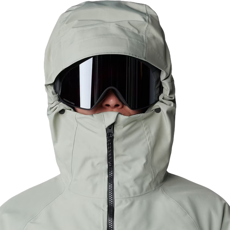 Women's Cloud Bank GORE-TEX Jacket, Mountain Hardwear Women's Cloud Bank GORE-TEX Jacket collar and hood cinched