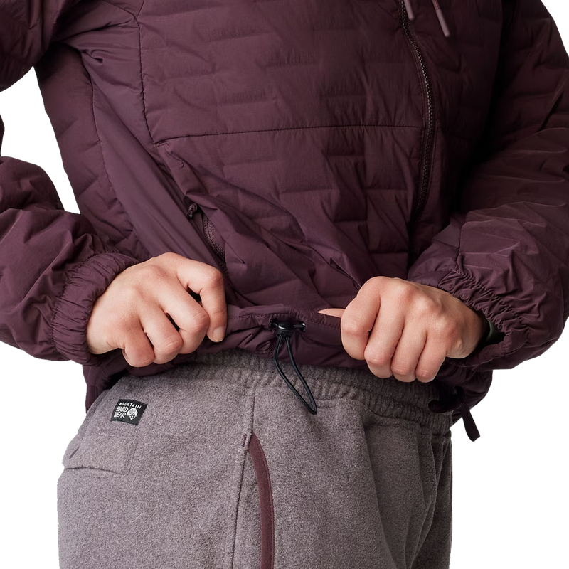Women's Stretchdown Light Full Zip Hoody, Mountain Hardwear Women's Stretchdown Light Full Zip Hoody waist cinch