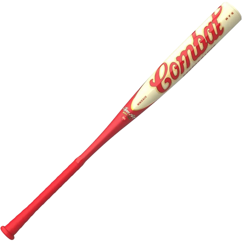 Combat Red Rider BBCOR -3 in Red angled 