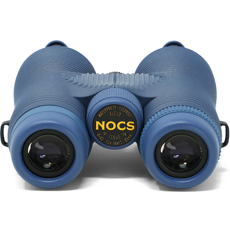 Field Issue 8x42 Waterproof Binoculars, NOCS Field Issue 8x42 Waterproof Binoculars in Eddy Blue back lenses