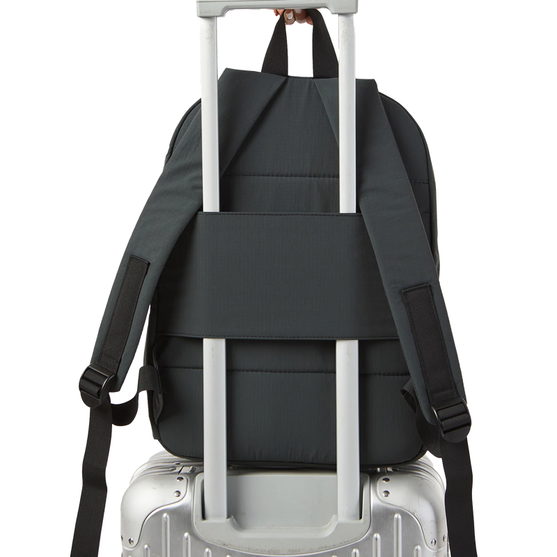 Aloha Collection Picnic Fleur Backpack on Luggage Handle