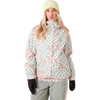 Roxy Women's Highridge Hoody Jacket Cross Your Heart Print