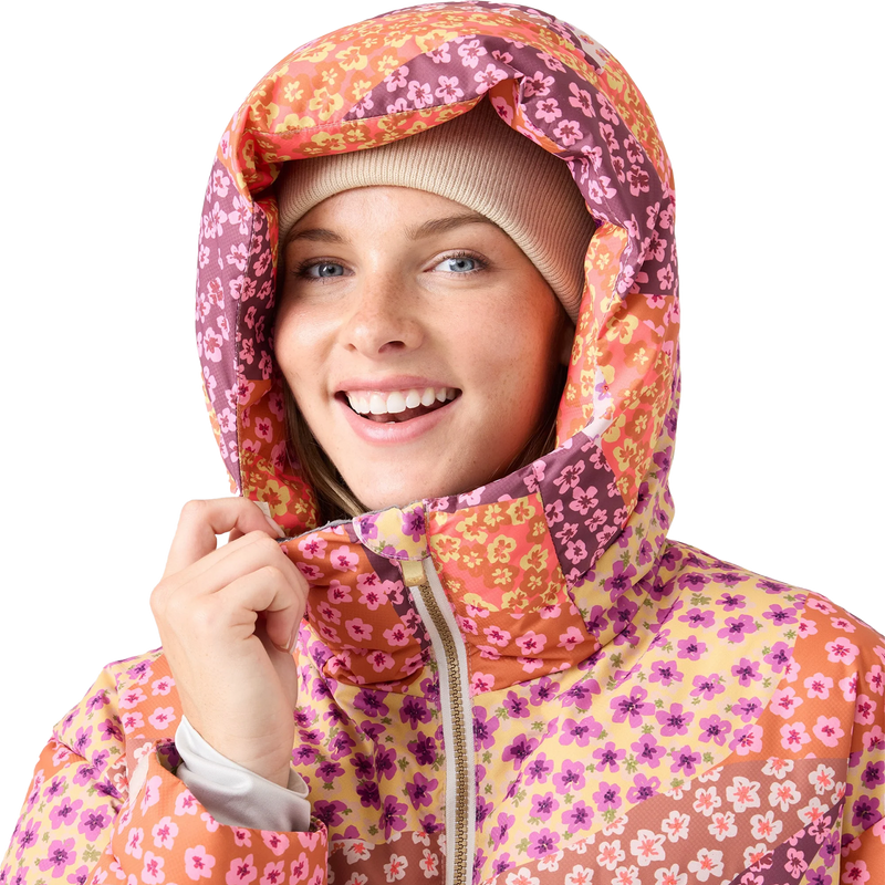 Roxy Women's Alofted Puffy Jacket Hood