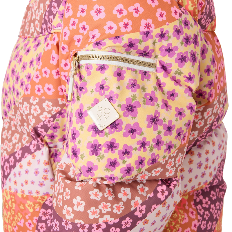 Roxy Women's Alofted Puffy Jacket shoulder pocket